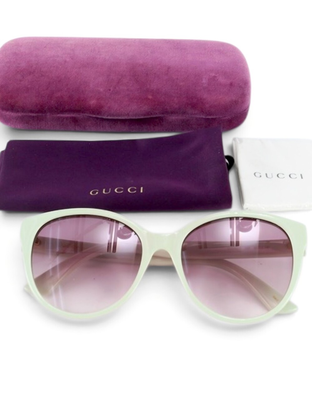 Gucci Cat-Eye Sunglasses Gradient Lenses